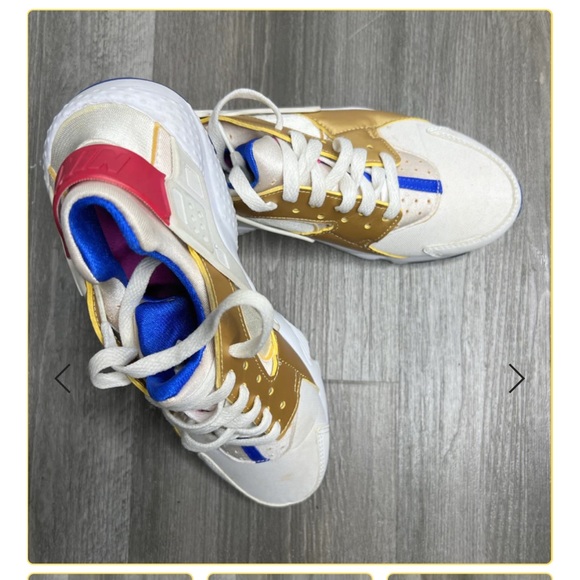 Nike Huarache Run GS ‘Peanut Butter & Jelly’ Size 7Y - Picture 5 of 9